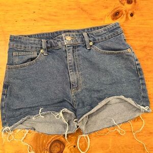Wild Fable Blue Jean Shorts with Frayed Hem